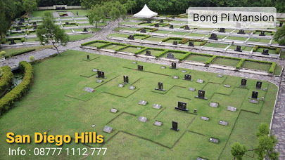 Posisi Nisan lebih fleksibel (Bongpay) Mansion San diego hills untuk agama Budha