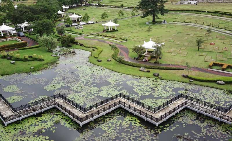 Indahnya pemakaman san diego hills, untuk budha di area Tionghoa